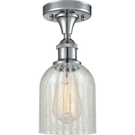 Innovations Lighting 1 Light Vintage Dimmable Led Caledonia 11 Inch Semi-Flush Mount, 689638 516-1C-PC-G2511-LED